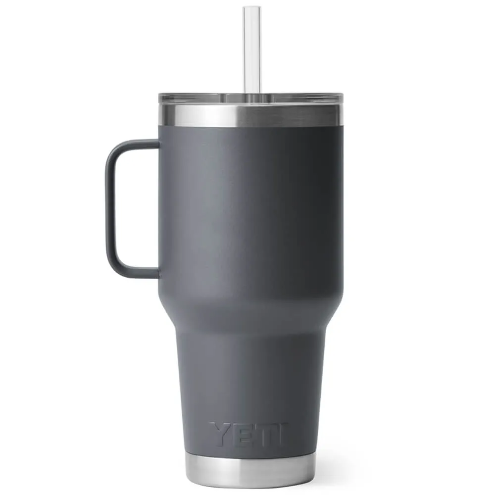 21071501815 TERMO RAMBLER 35oz STRAW MUG CHARCOAL MARCA YETI