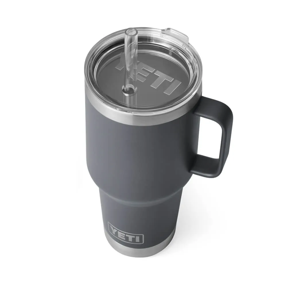 21071501815 TERMO RAMBLER 35oz STRAW MUG CHARCOAL MARCA YETI