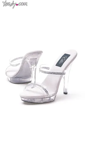 5" Heel Rhinestone Sandal