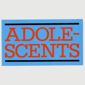 Adolescents - Bars Logo Tour Sticker