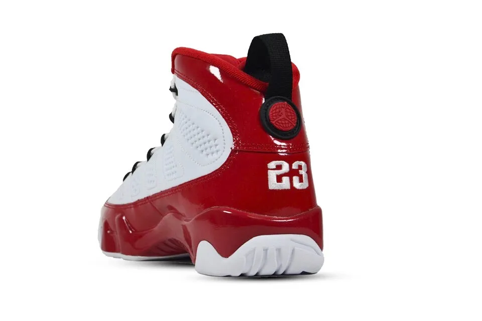 AIR JORDAN 9 (GS) "White Gym Red"