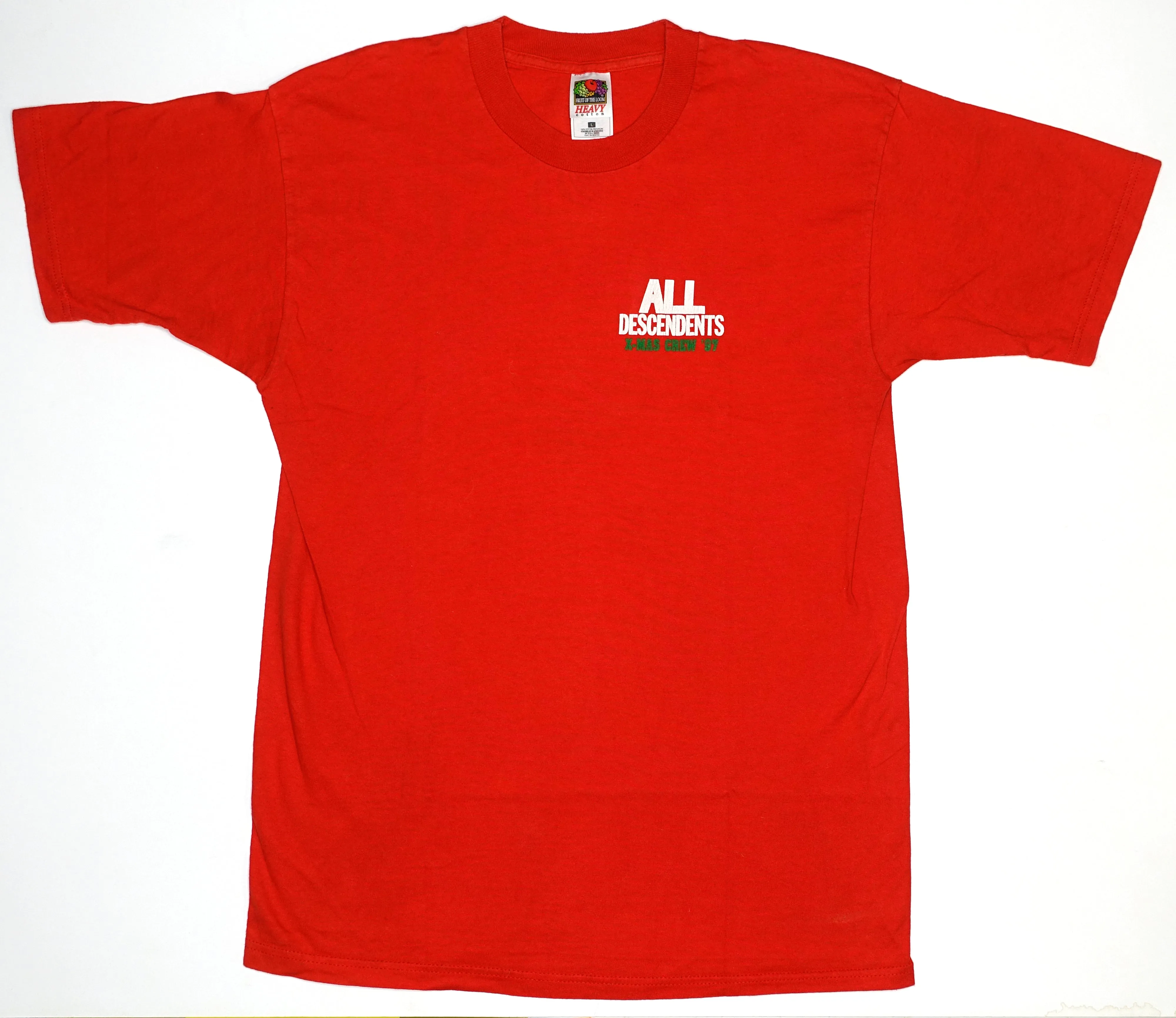 ALL / Descendents - X-Mas Crew Milroy 1997 Shirt Size Large