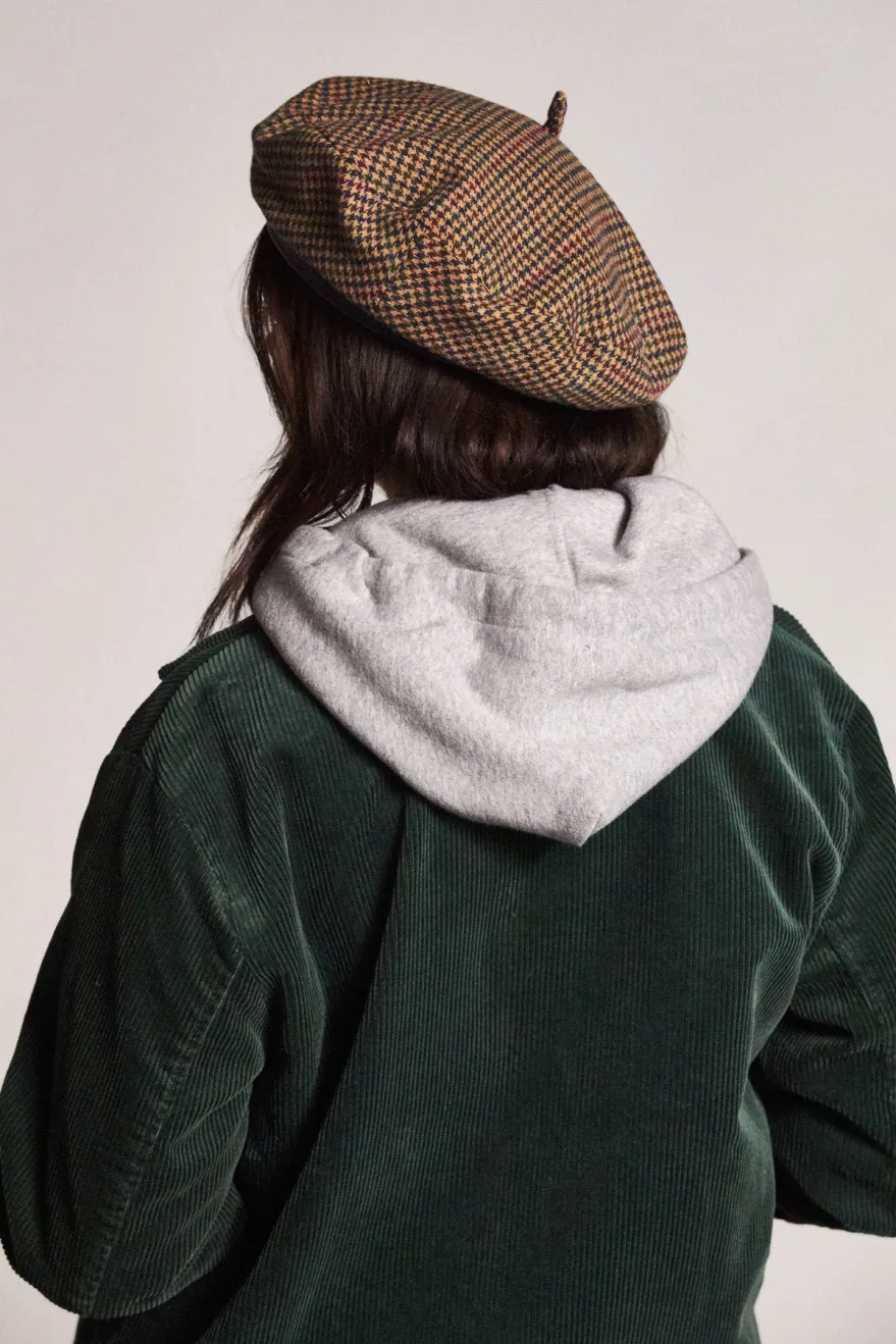 Audrey II Beret - Multi Plaid