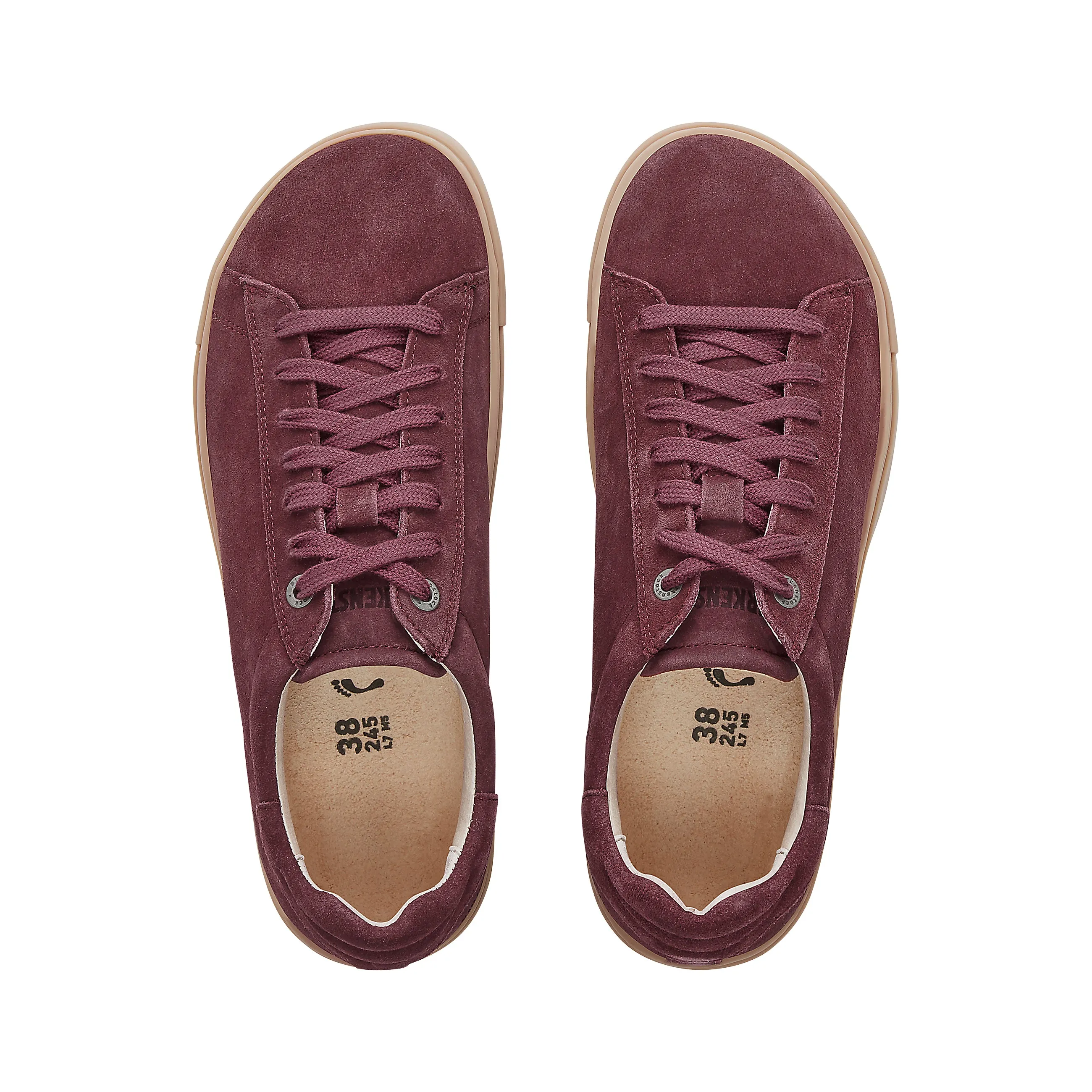 Bend Maroon Suede Leather