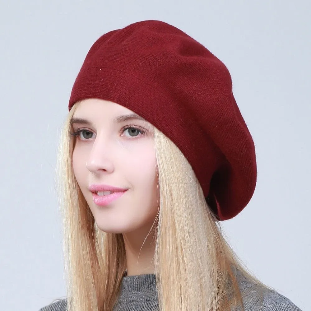 Beret Queen Beliche (Wine Red)