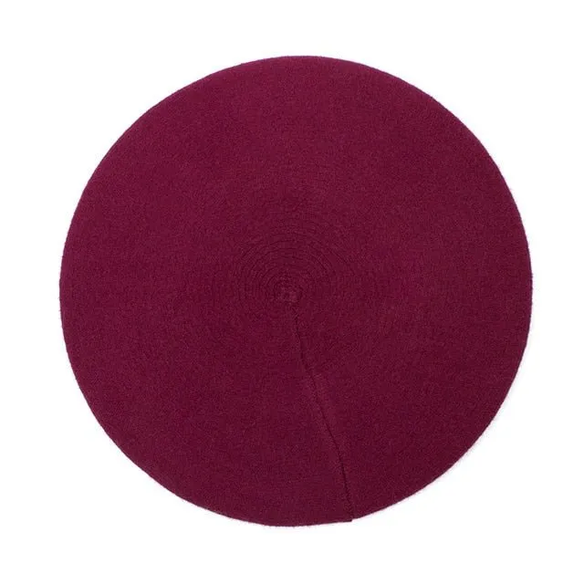 Beret Queen Beliche (Wine Red)