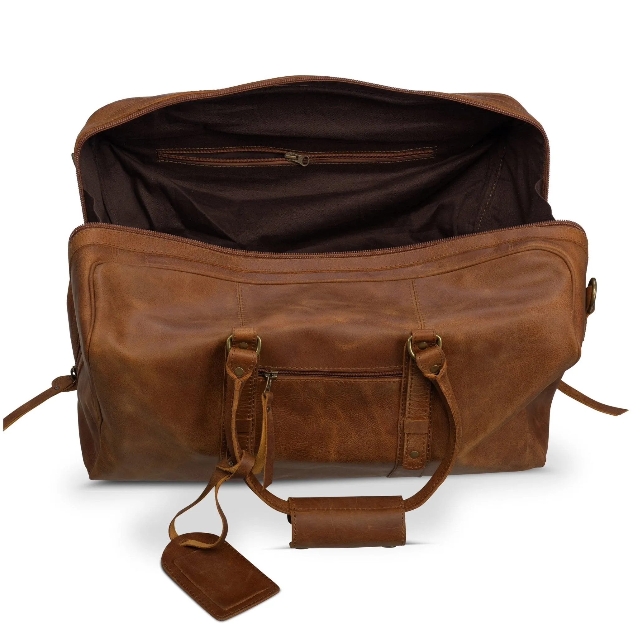 Big Mouth 40L Leather Duffle