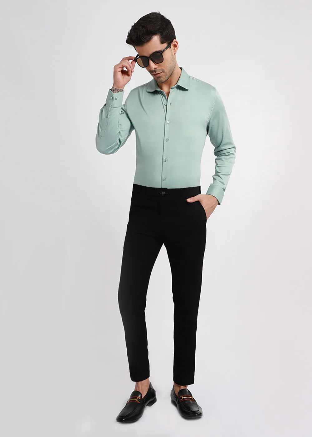 Brook Green Satin Shirt