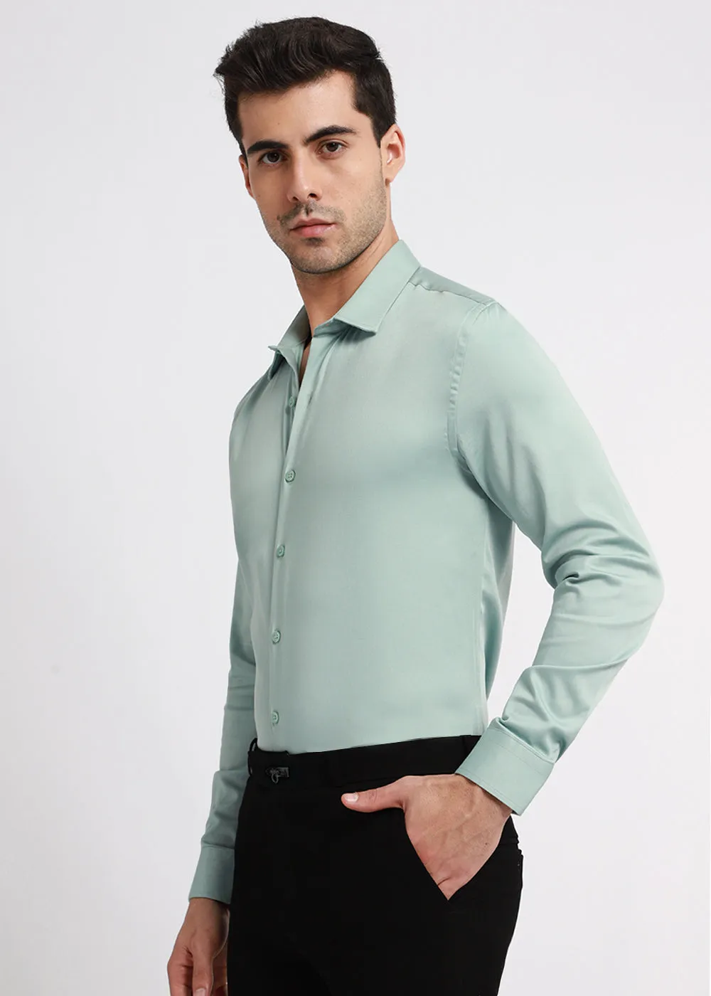 Brook Green Satin Shirt