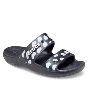 CLASSIC CROCS HEART PRINT SANDAL