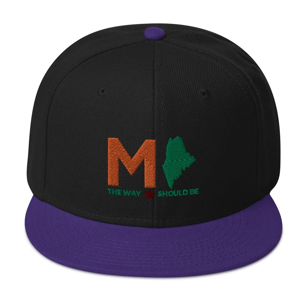 Coastal Maine Cannabis Inspired SnapBack Hat