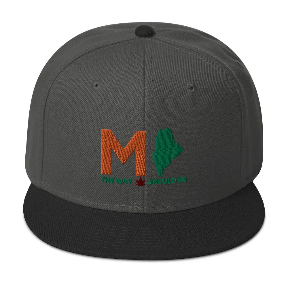 Coastal Maine Cannabis Inspired SnapBack Hat