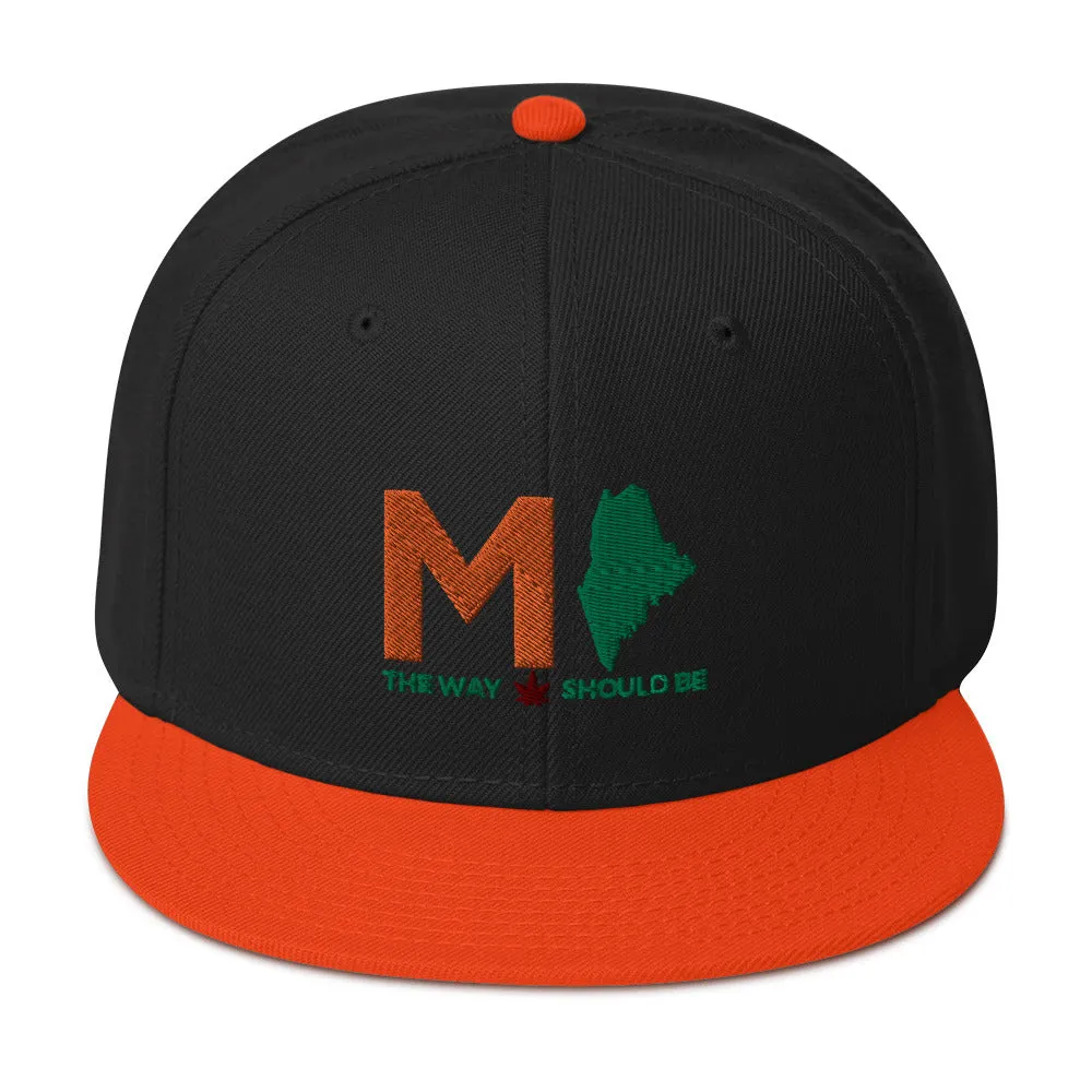 Coastal Maine Cannabis Inspired SnapBack Hat