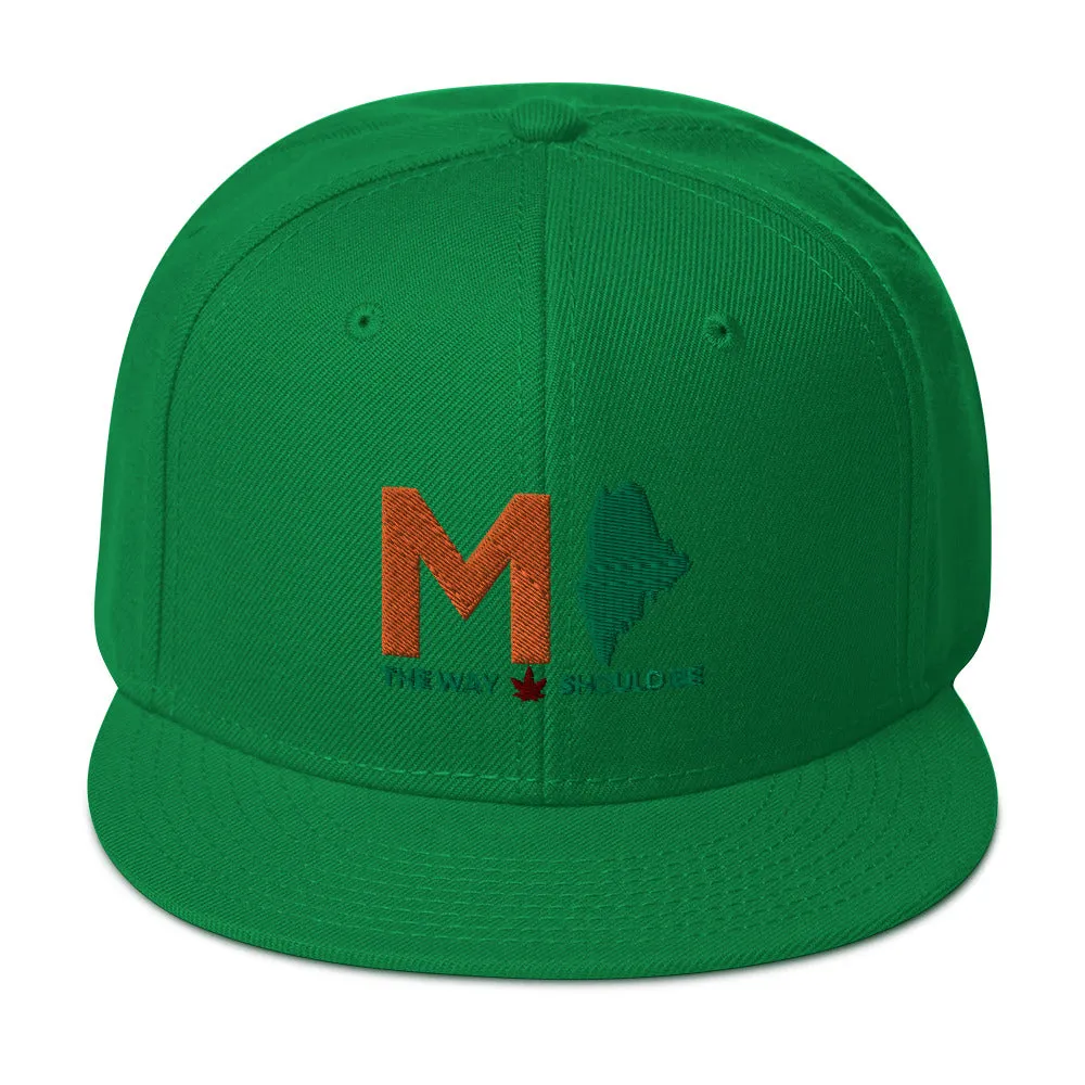 Coastal Maine Cannabis Inspired SnapBack Hat