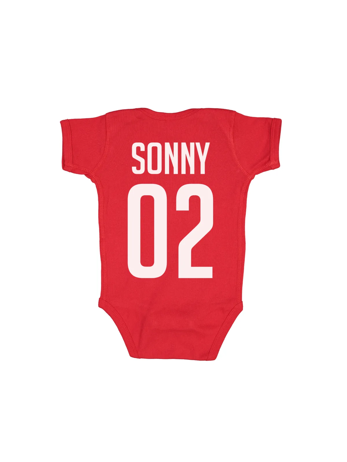 Daddy   Me Matching Jersey Shirts - Red