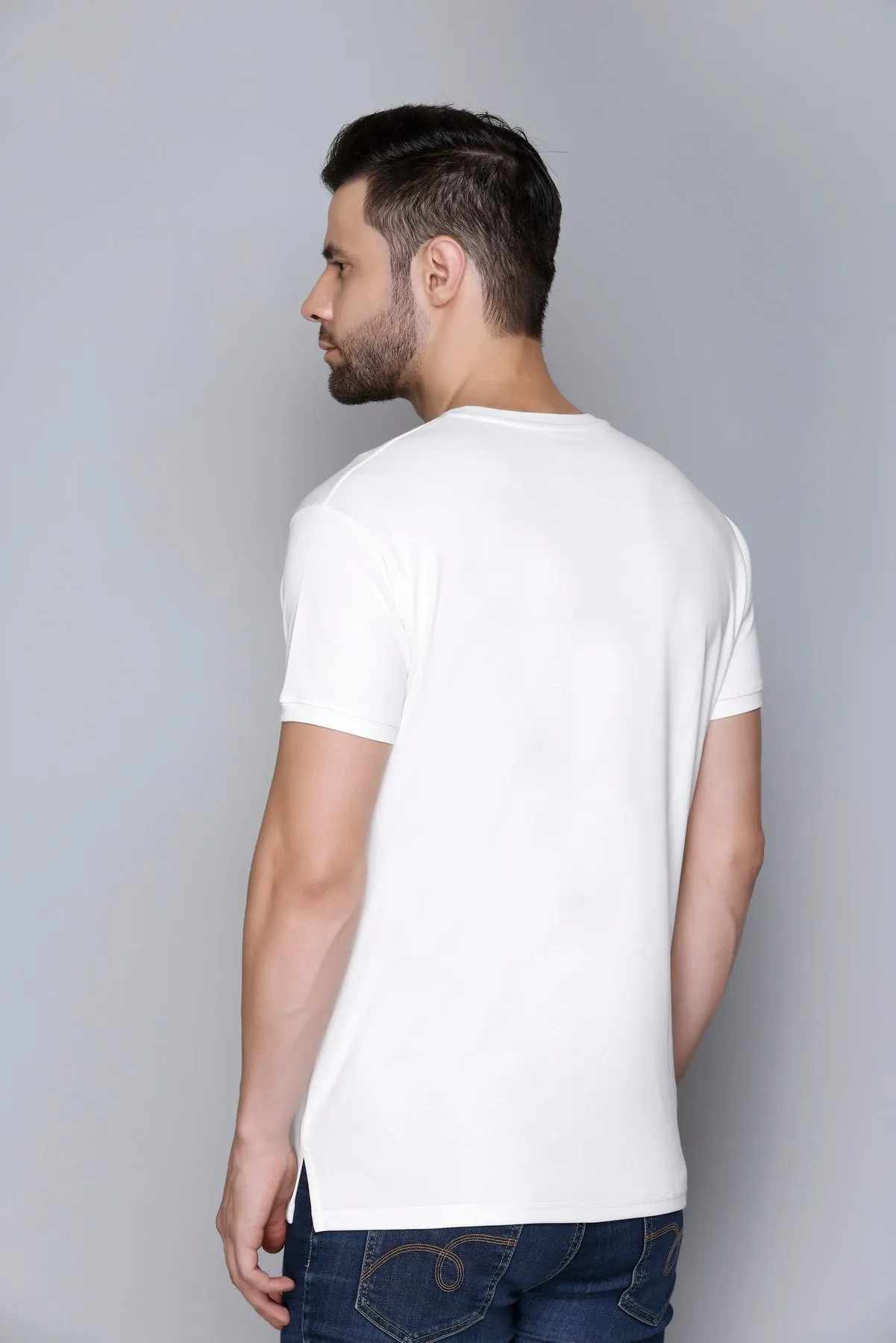 Derby Men's Round Neck Casual T-shirts