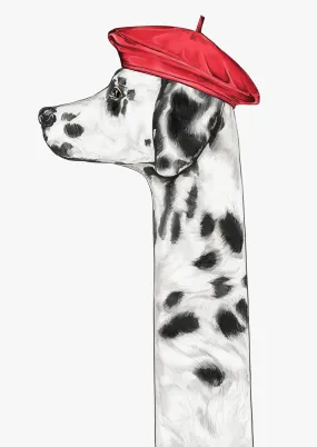 Designer Dog Wall Art Print 'Ms Vernier'