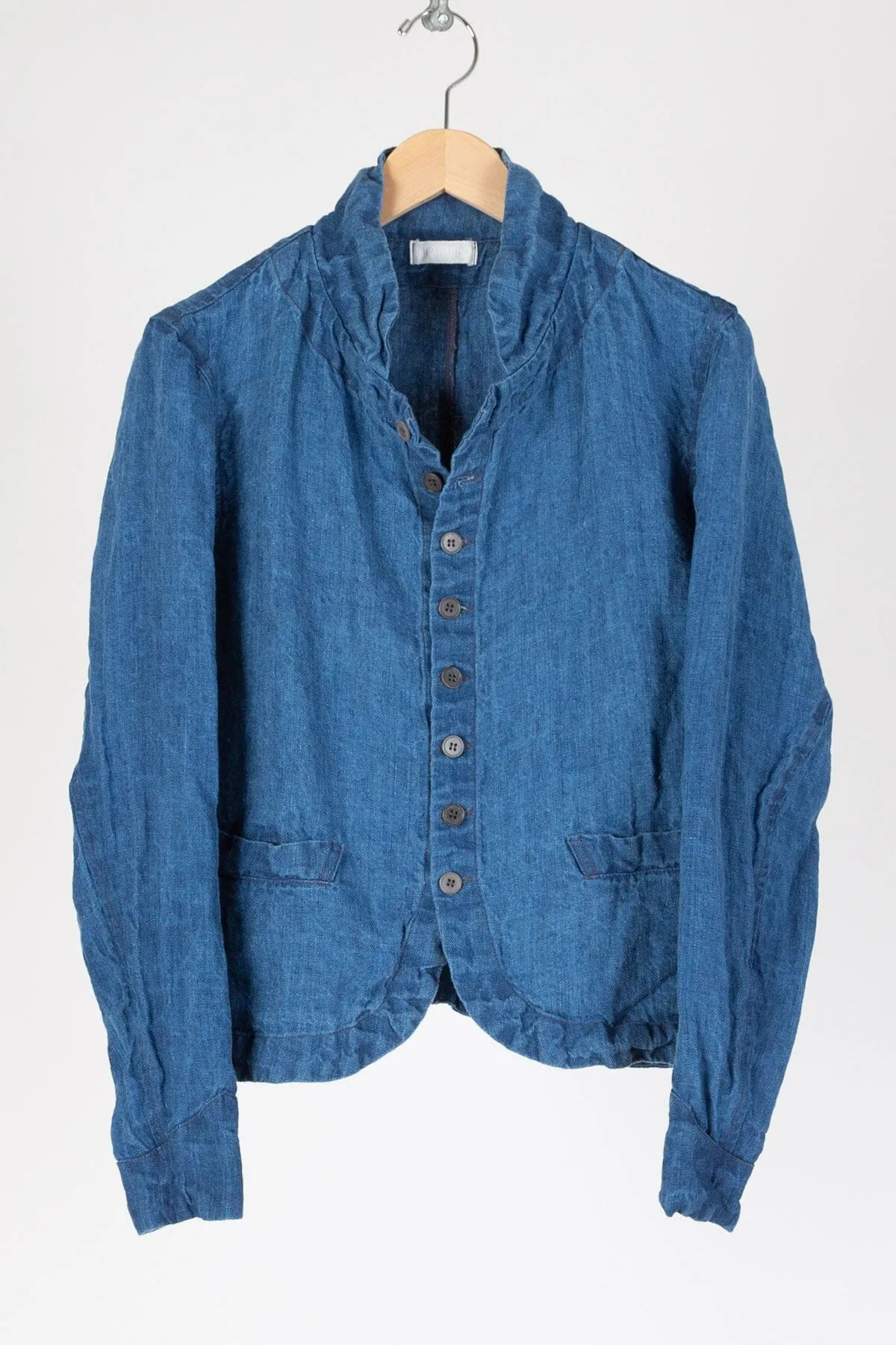 Dree Jacket - Indigo Linen Twill