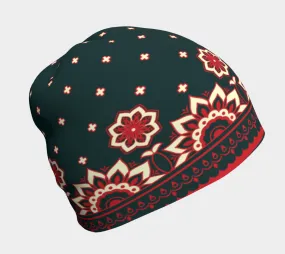 Floral Abstract Beanie