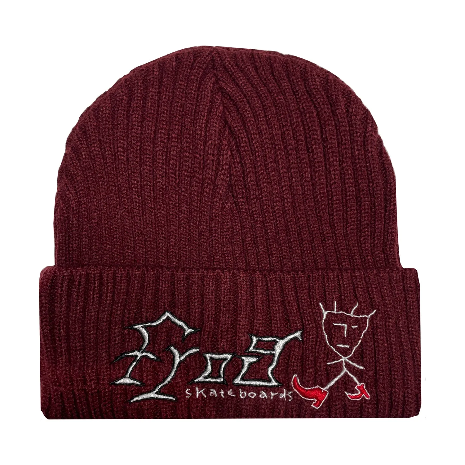 Frog Skateboards Just Keep Walking Beanie Cardinal