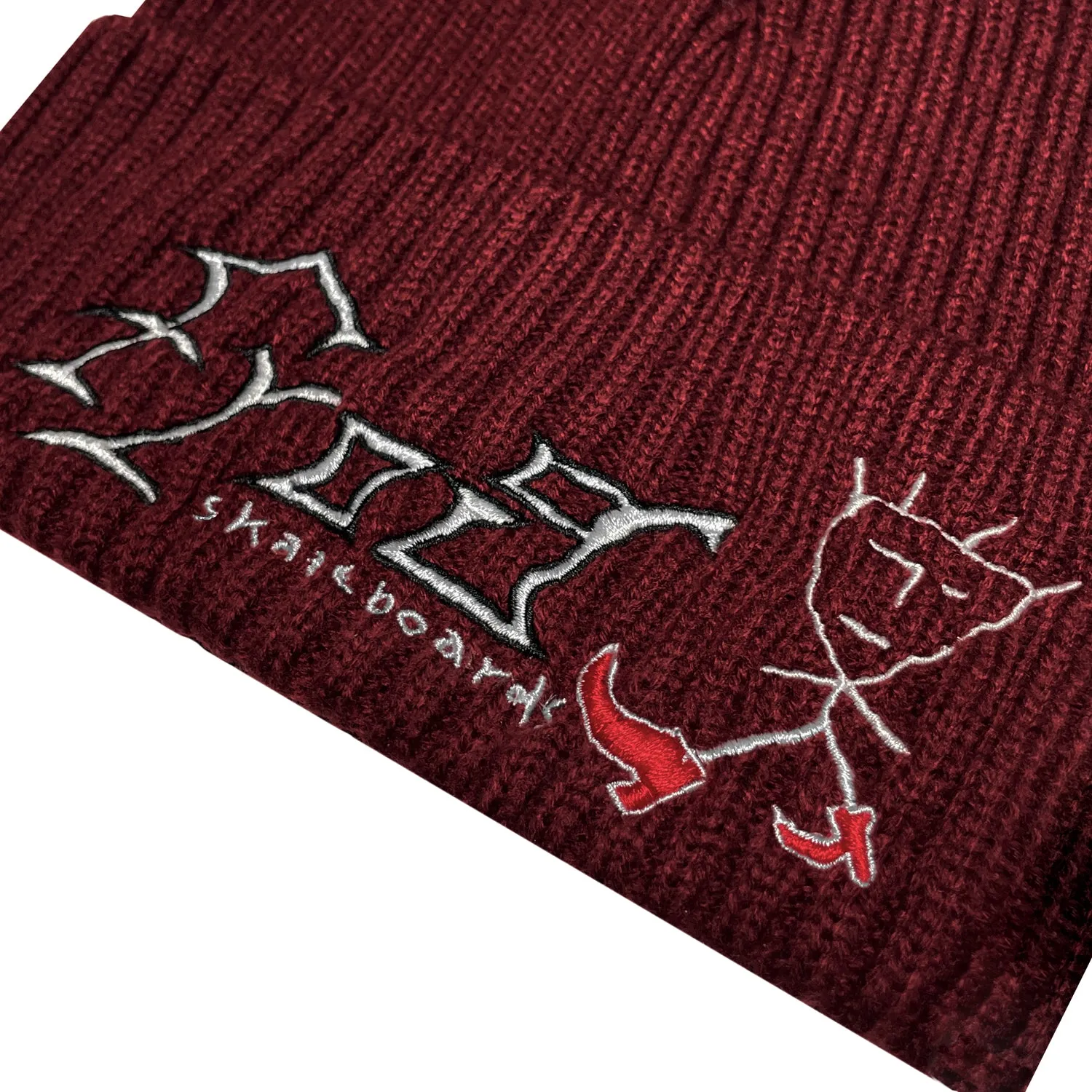 Frog Skateboards Just Keep Walking Beanie Cardinal