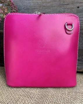 Fuchsia Pink Vera Pelle Bag