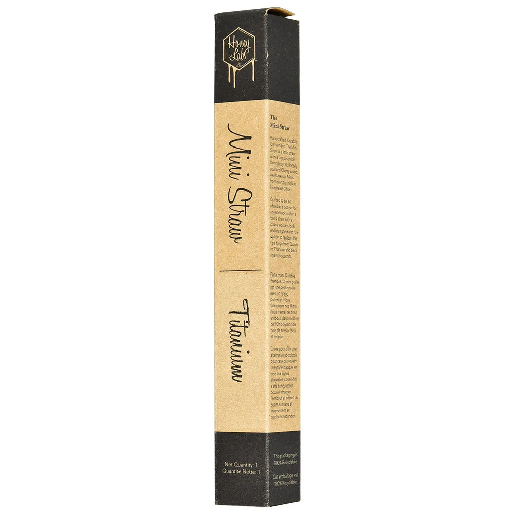 Honey Labs American Hardwood Mini Vapor Straw