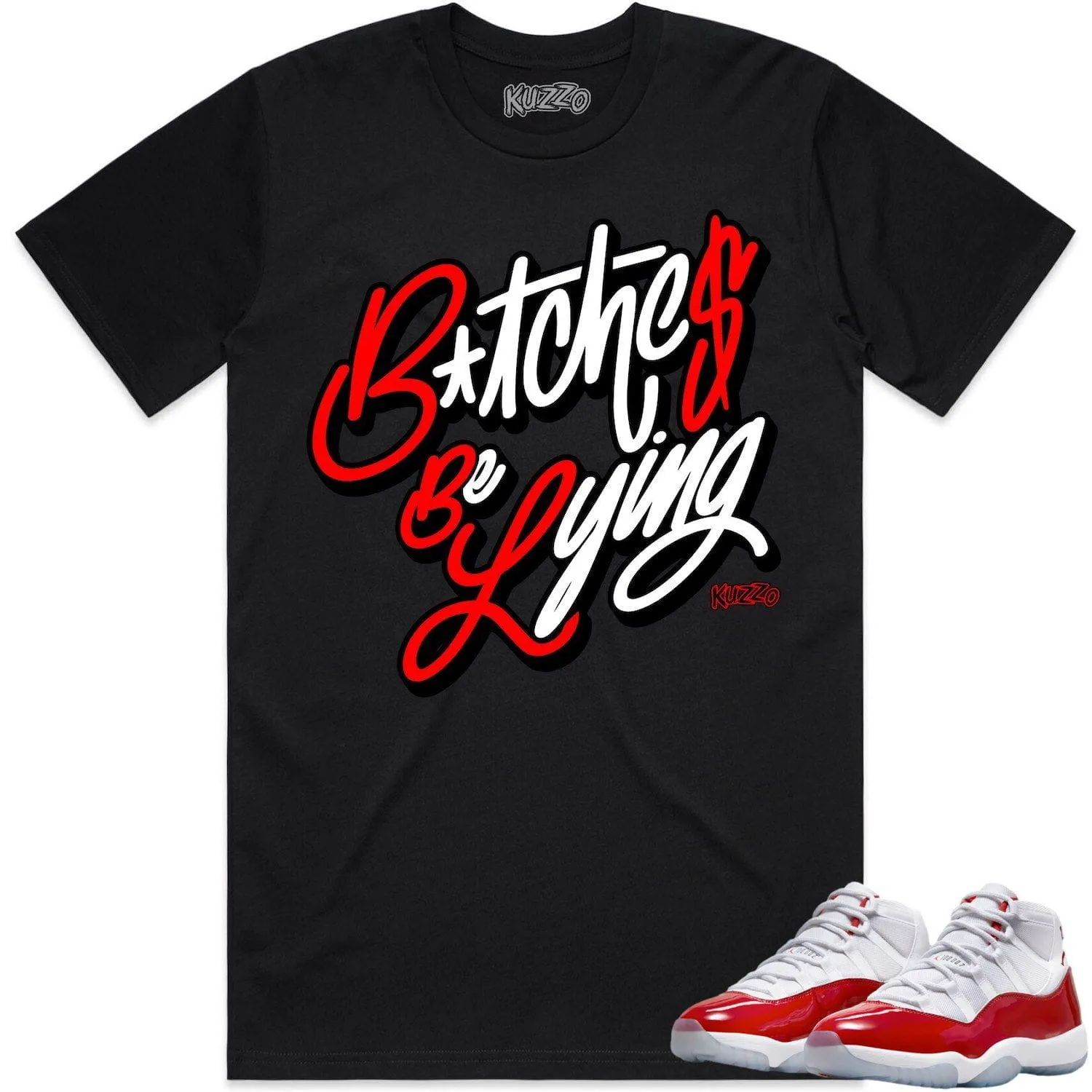 Jordan 11 Cherry 11s Shirt to Match - RED BBL