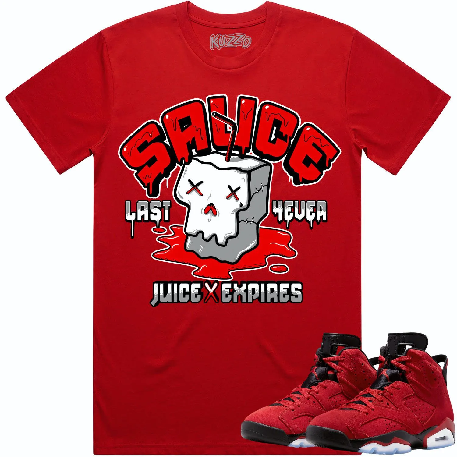 Jordan 6 Toro Bravo 6s Shirt to Match - RED SAUCE