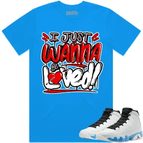 Jordan 9 Powder Blue 9s Shirt to Match - RED LOVED