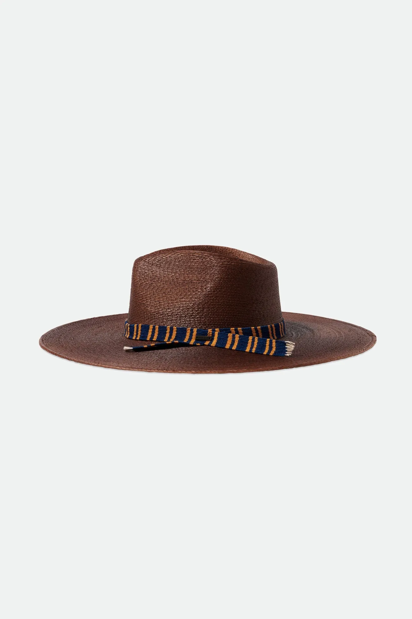 Leigh Straw Fedora - Brown