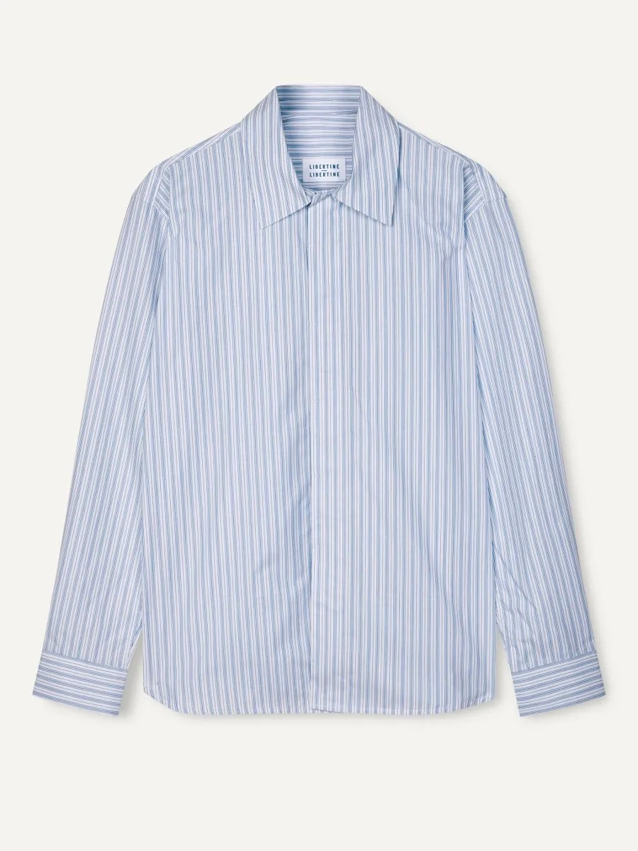 Libertine Domain 3430 Shirts light Blue Stripe