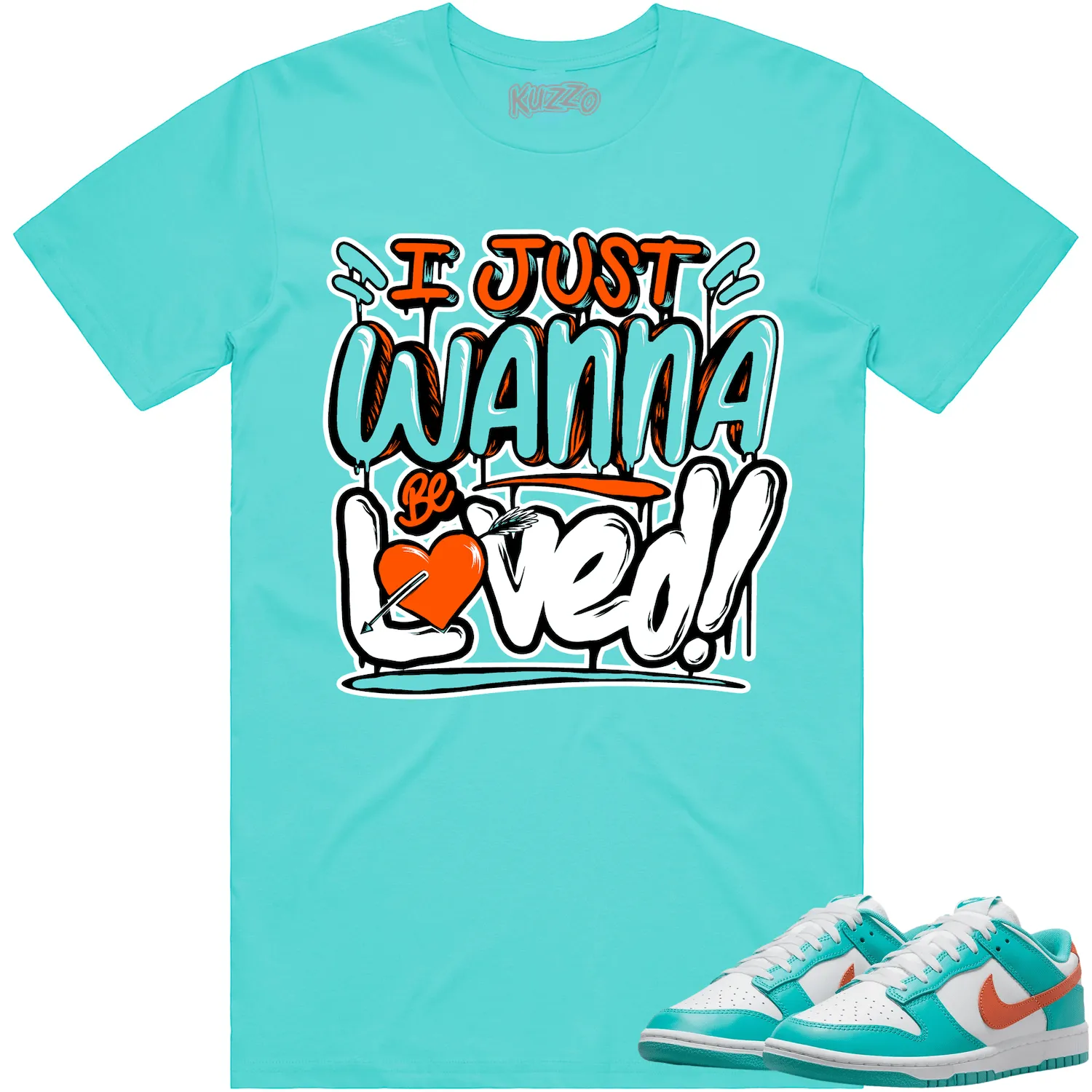 Miami Dunks Dolphins Shirt to Match - MIAMI LOVED