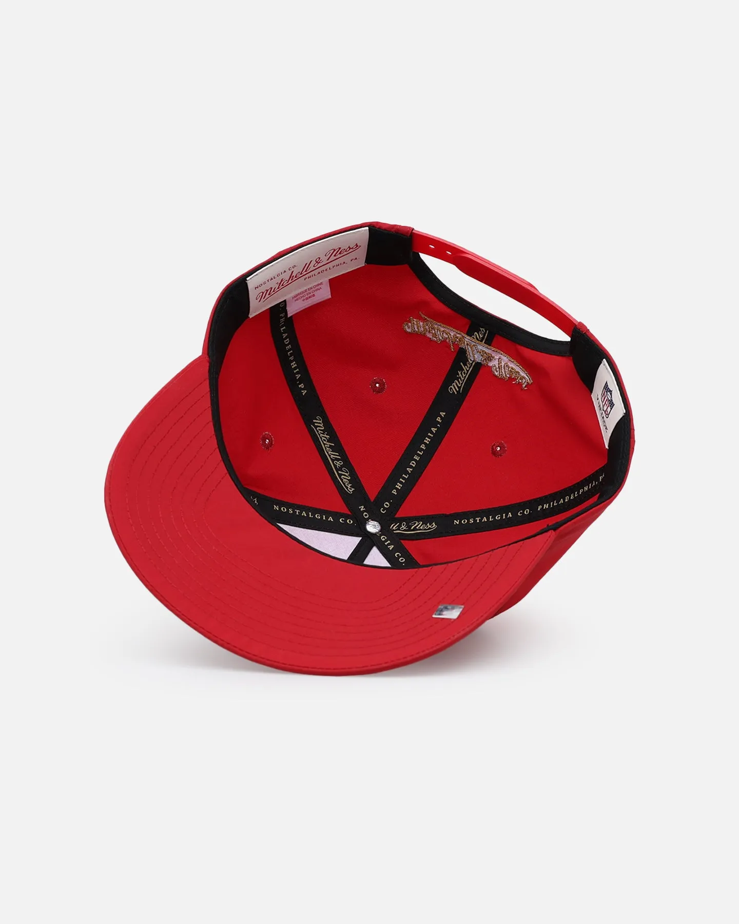 San Francisco 49ers Retro Red Matte Nylon Origins Snapback by Mitchell & Ness