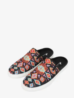 Montana West Western Aztec Print Collection Sneaker Slides