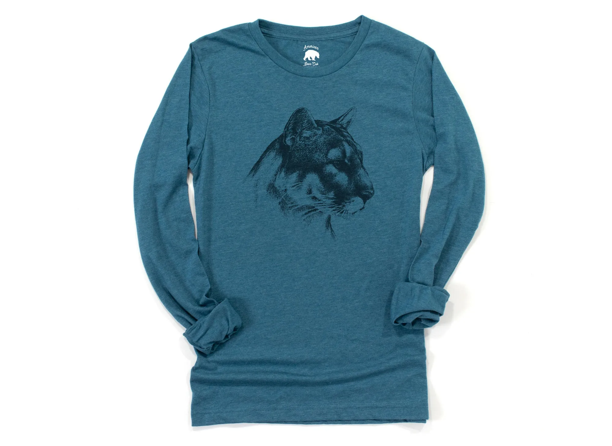 Mountain Lion / Cougar Long Sleeve Shirts