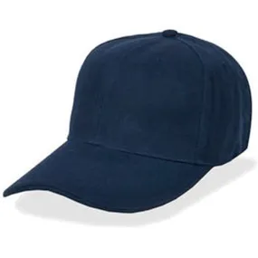 Navy Blue - Structured and Fitted Baseball Cap