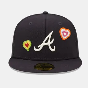 New Era 59Fifty MLB Chainstitch Heart Atlanta Braves