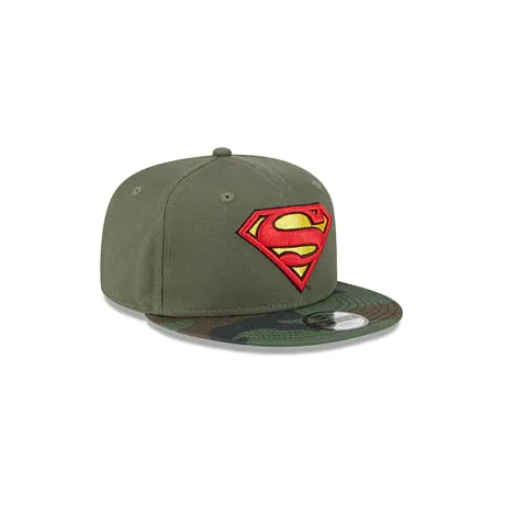 NEW ERA DC Superman Kids Green 9FIFTY Snapback Cap