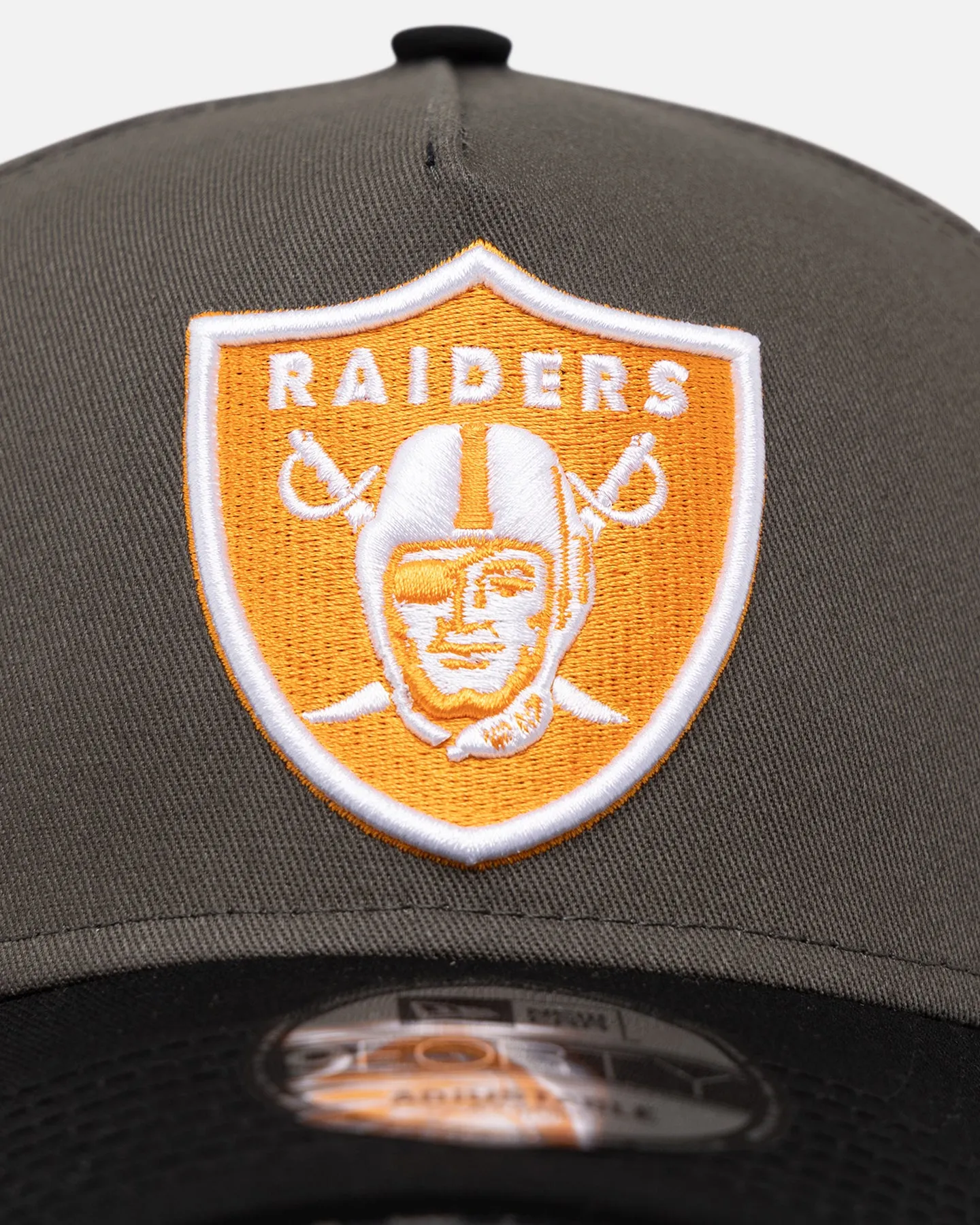 New Era Oakland Raiders 'Legendary Charcoal' 9FORTY A-Frame Snapback Charcoal/Black