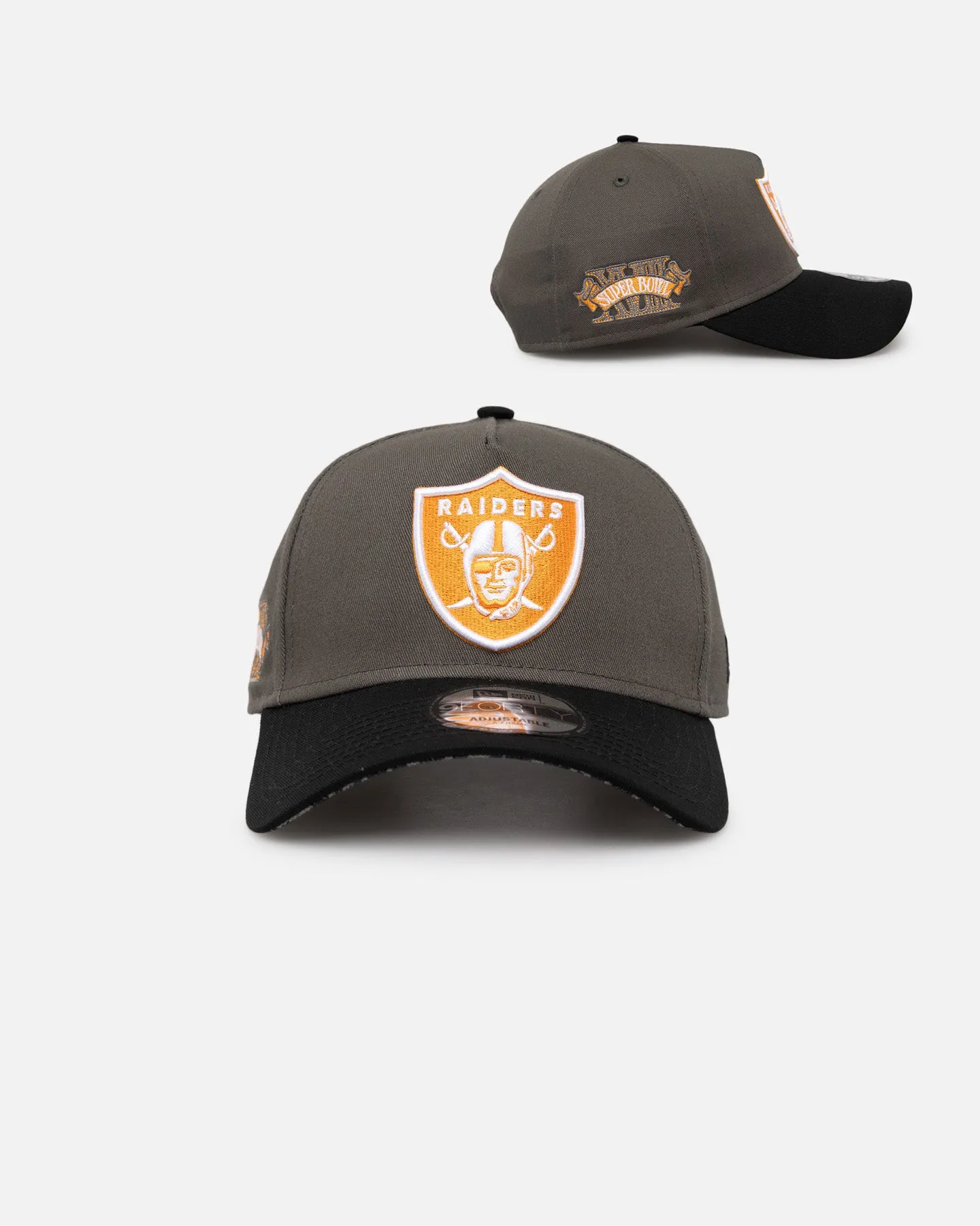 New Era Oakland Raiders 'Legendary Charcoal' 9FORTY A-Frame Snapback Charcoal/Black