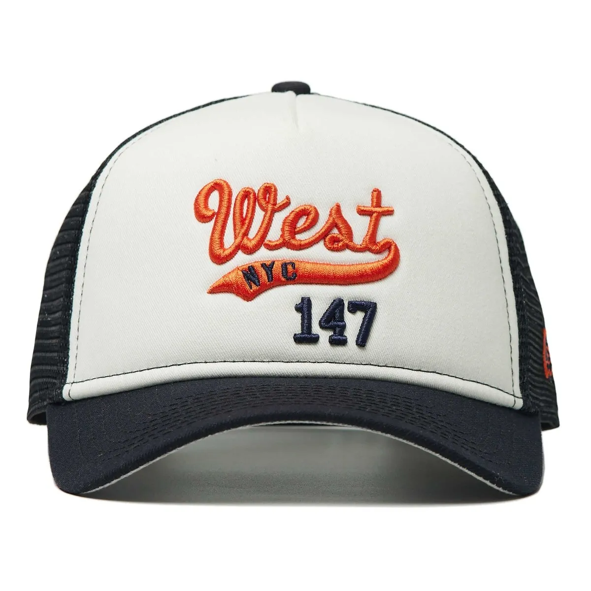 New Era X West NYC 9FORTY Core Logo Trucker Hat