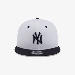 New York Yankees White 9FIFTY Snapback Cap with White Crown Patch