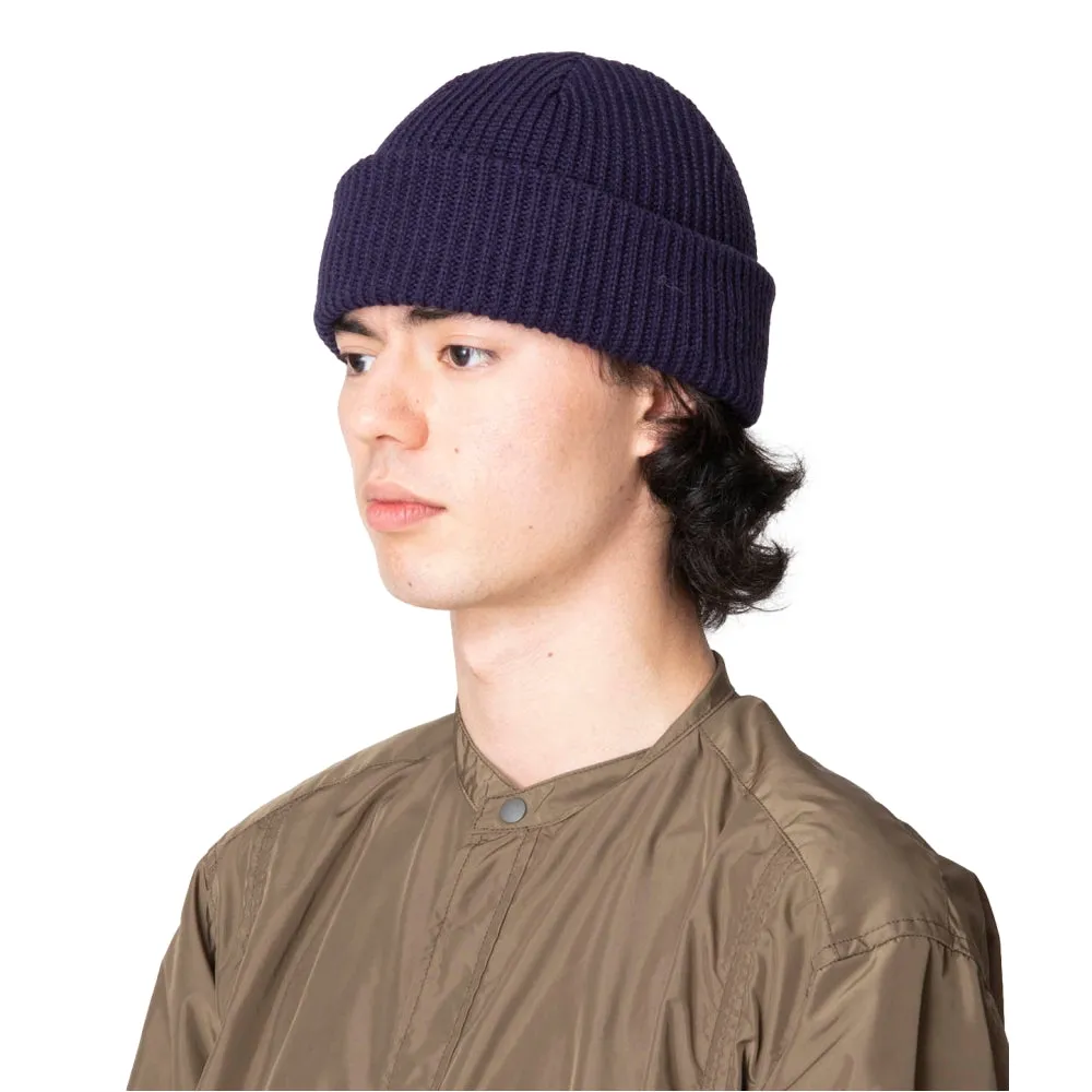 NONNATIVE DWELLER BEANIE A/W YARN-NAVY