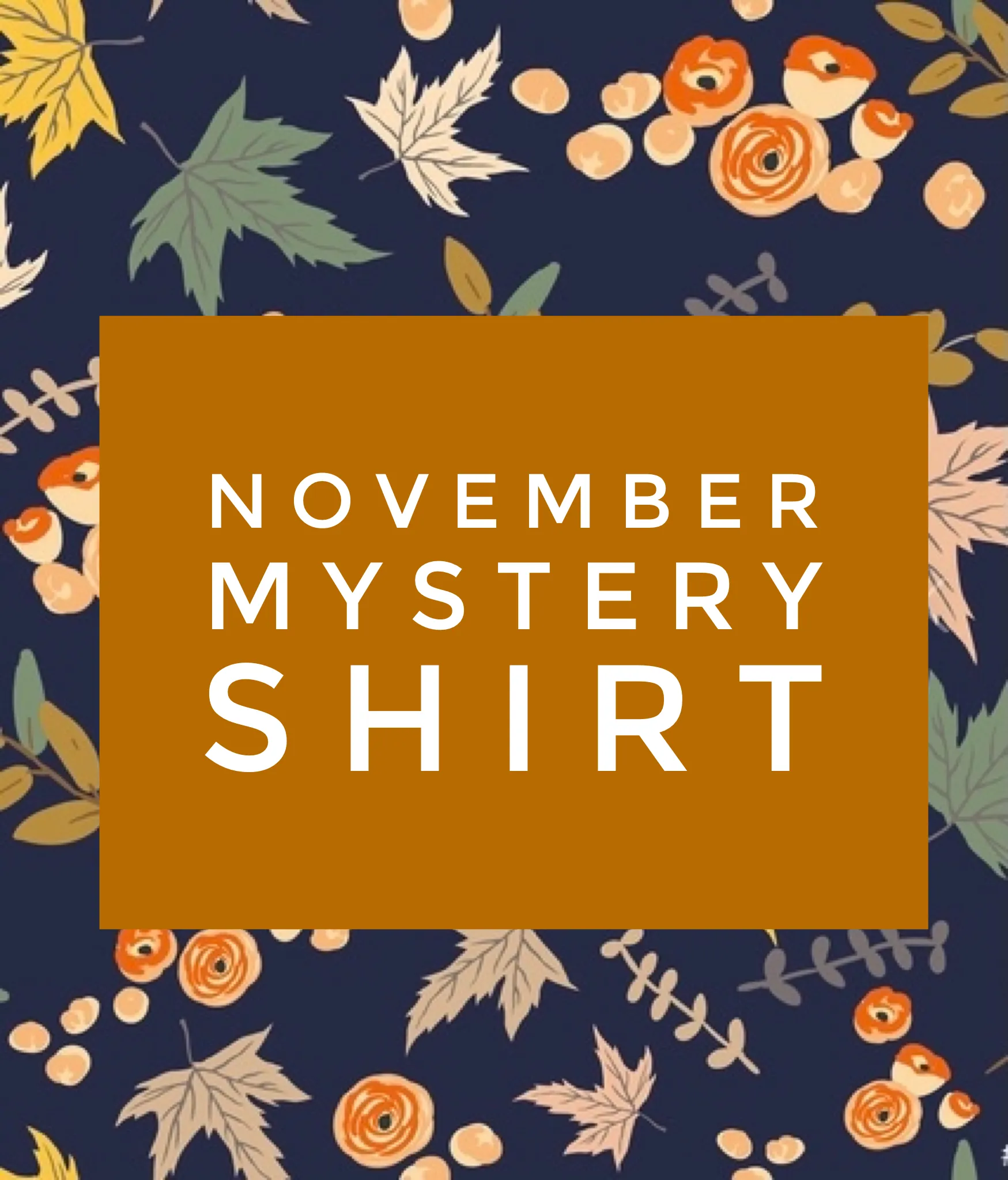 November 2020 Mystery Shirt {Pre-Order:  Ships First Week of November/Please Order Separately!}