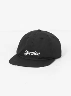 Nylon Service Cap Black