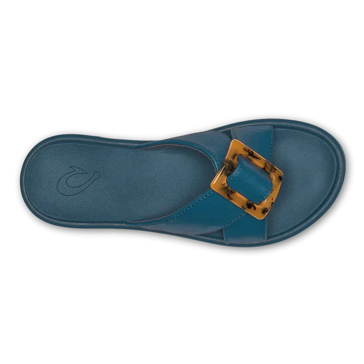 Olukai's Women's La'i Slide Blue