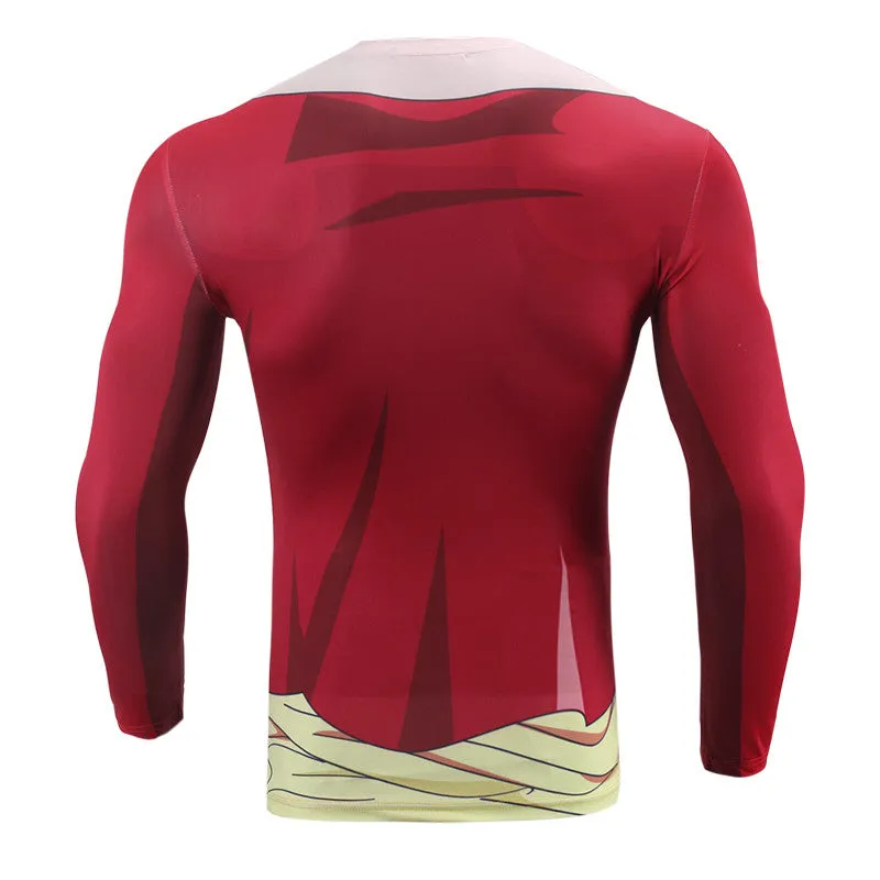 One Piece Compression 'Monkey D. Luffy' Long Sleeve Rashguard