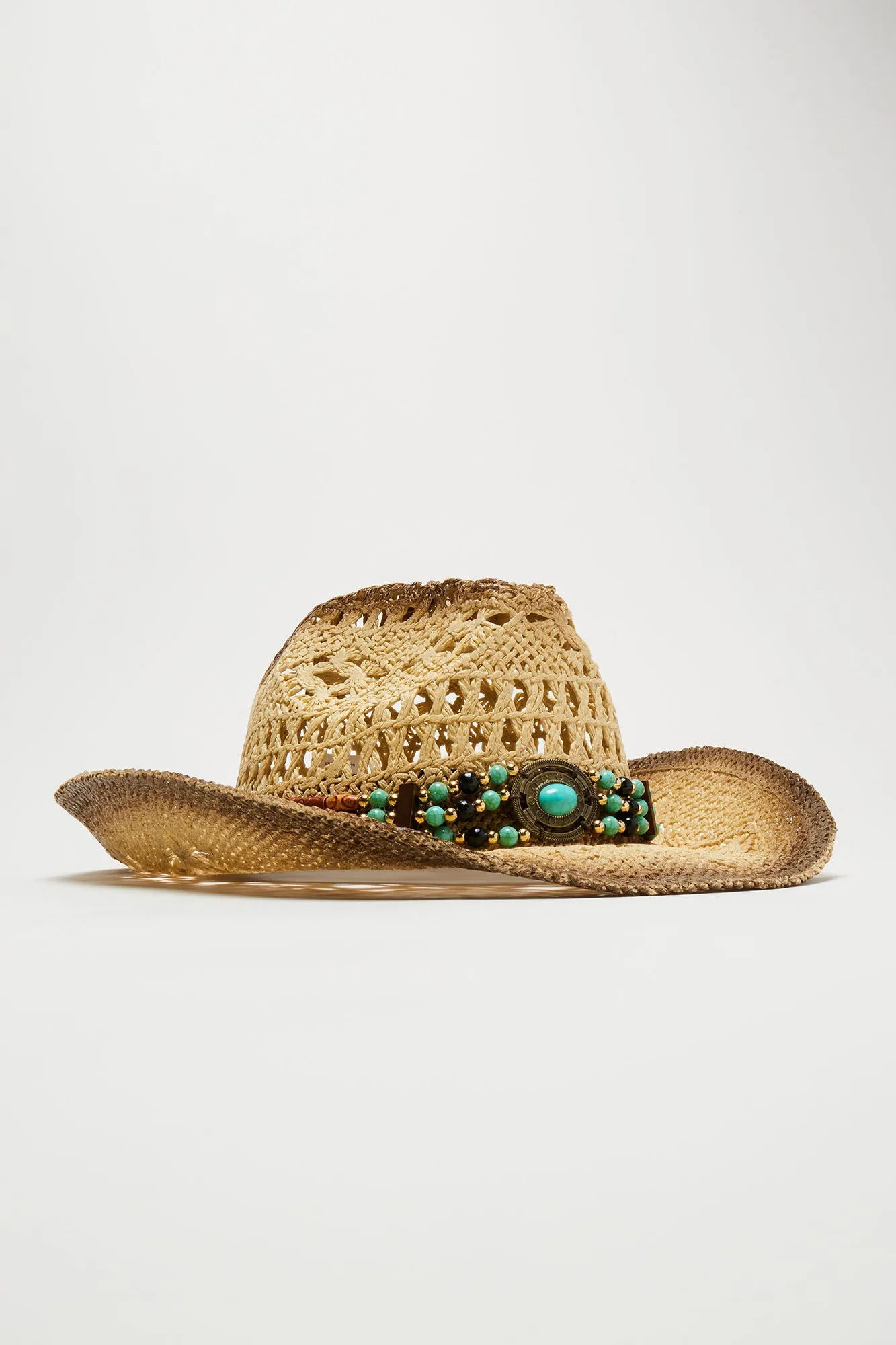 Over The Horizon Cowboy Hat - Natural/Combo