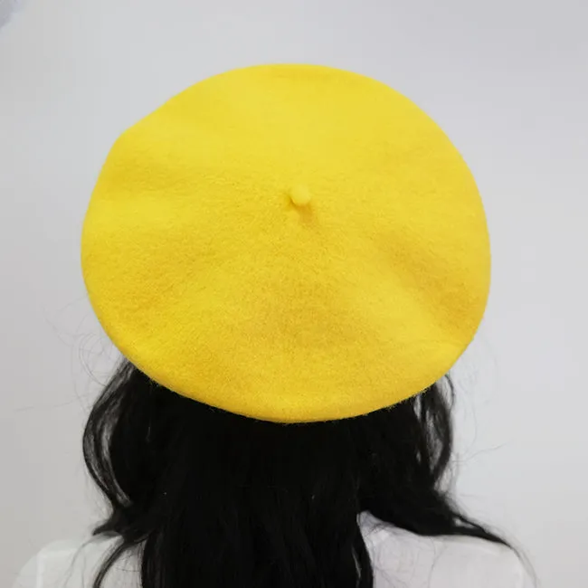 Personalized Beret with Back Stitching